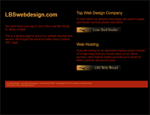 Tablet Screenshot of lbswebdesign.us